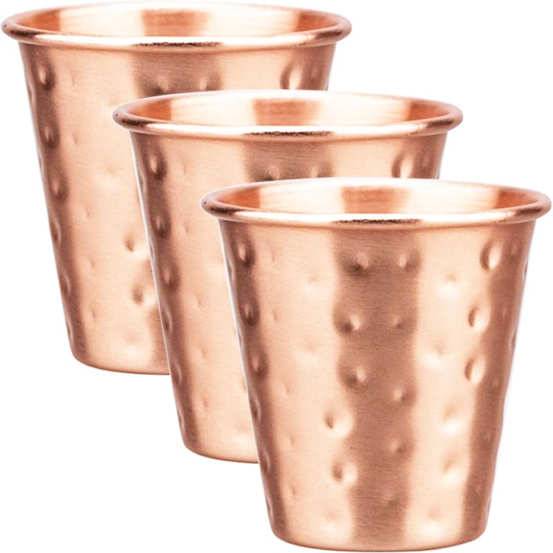 Mule Copper Mug - Набор из 3 новых медных кружек