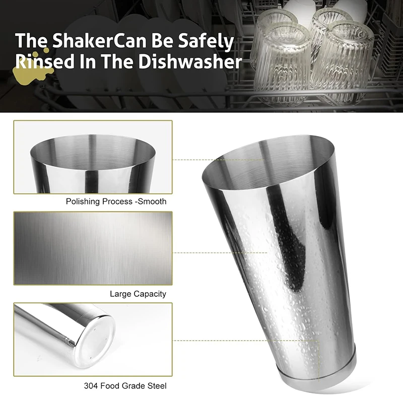 Набор для приготовления коктей – обзор и цена Boston Shaker Set