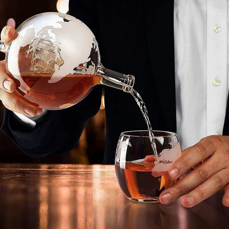 Креативный набор-декантер «Гло – обзор и цена Decanter Globe Set